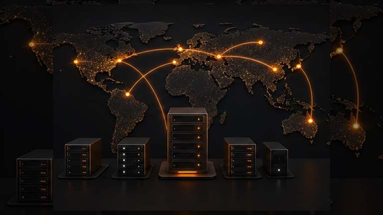 Сеть серверов Vlees-VPN в разных странах